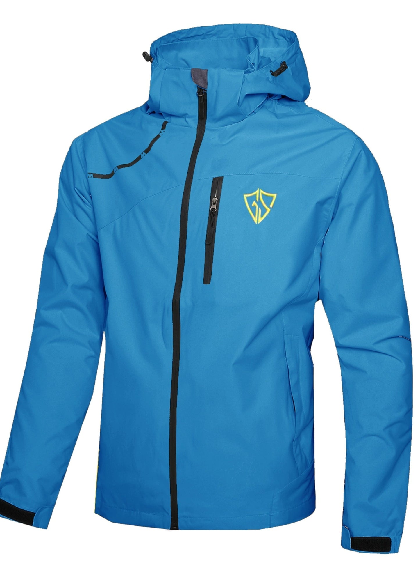 Men's Waterproof Windproof Rain Jacket with Hood โ Lightweight Packable Raincoat for Hiking Outdoor Travel S-XXXL Multiple Colors