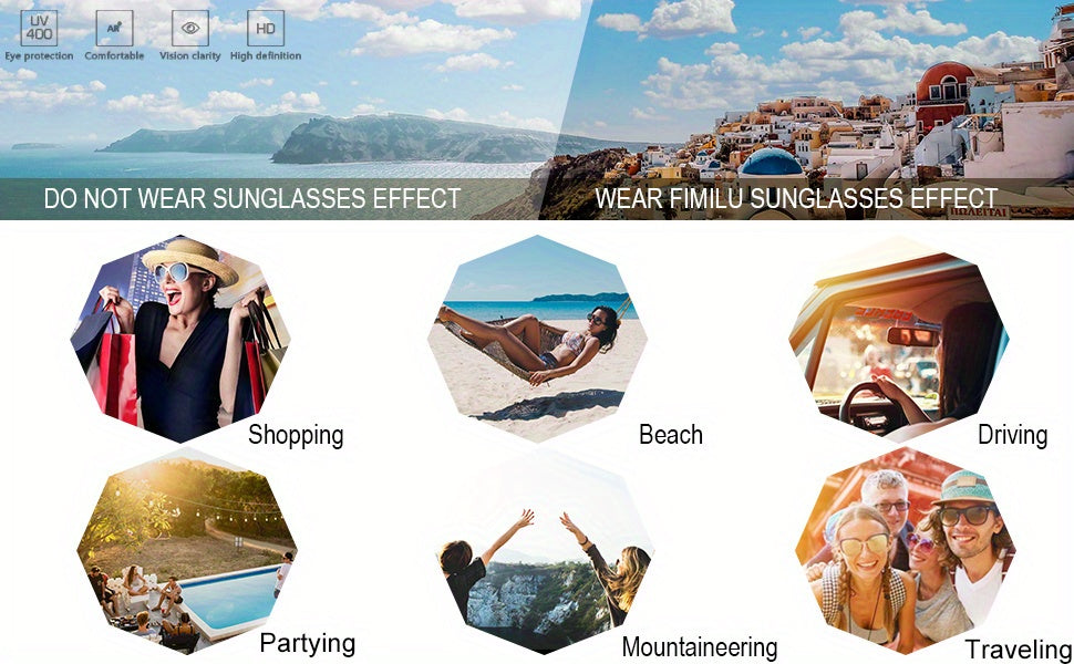 Oversized Sunglasses for Women UV400 Protection Gradient Lens Large Frame Fashion Eyewear Multiple Colors Available
