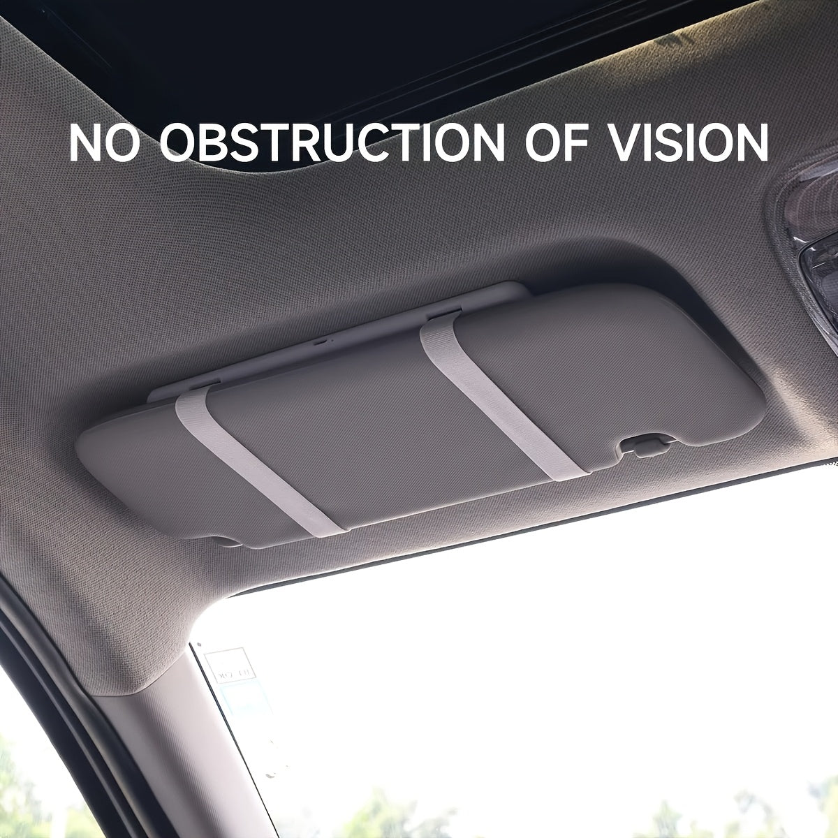 Rechargeable Ultra-Thin LED Car Visor Vanity Mirror 3 Light Modes Lighted Makeup Mirror for Car Truck SUV Low Voltage Sun Visor Mirror Gift for Women White