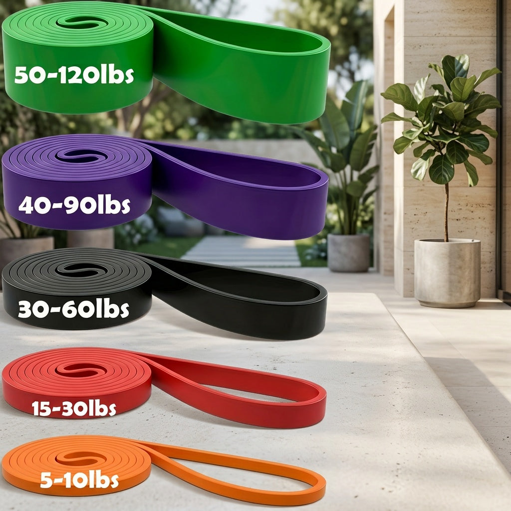 Resistance Bands Pull Up Assistance Bands Set for Men & Women – Heavy Duty Exercise Workout Bands for Body Stretching, Muscle Training & Physical Therapy