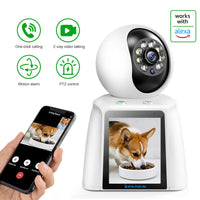 PTZ camera with screen