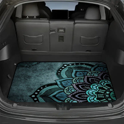 Car Trunk Mat Cargo Liner – Non-Slip Waterproof Floor Mat with Unique Patterns, Durable Vehicle Interior Protector from Dirt, Spills & Scratches, Universal Fit
