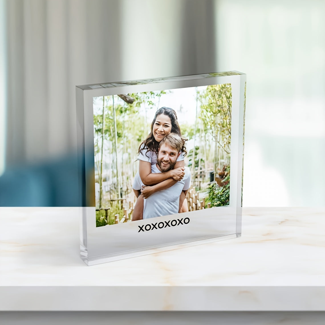 Custom Acrylic Photo Block - Personalized Pet Memorial Keepsake with Love You Forever Engraving, High-Quality Photo Print for Dog & Cat Loss, Home Decor Memorial Gift for Pet Lovers & Anniversaries
