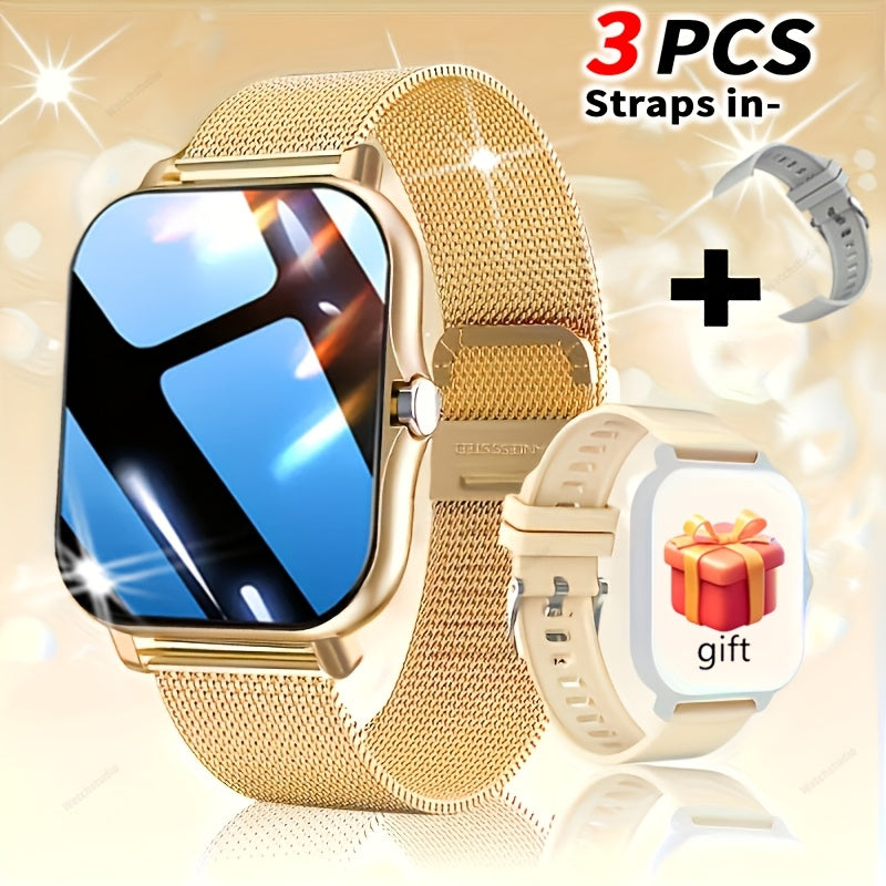 Full Touch Smartwatch 1.83" TFT Large Screen – Wireless Calling, Message Reminders, Email Display, Location Navigation, Remote Camera, Music Player, USB Charging, Gift for Family & Friends