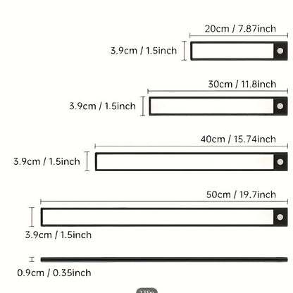 LED Motion Sensor Under Cabinet Light – Wireless USB-C Rechargeable Closet Light, 3 Color Temps & Dimmable, Magnetic Mount, Motion Activated Night Light for Kitchen Cabinet Closet Drawer (1/2/4 Pack)