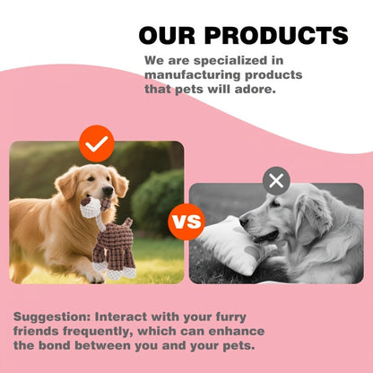 6pcs Squeaky Plush Dog Toys – Cute Animal-Shaped Chew & Teething Set, Interactive Plush Toys for Small & Medium Dogs, Anxiety Relief & Teeth Cleaning, Safe & Durable