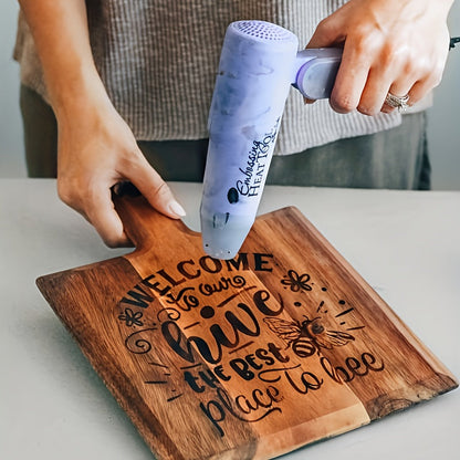Wood Burning Paste Kit 6 Jars 1.5OZ Heat Activated Gel with Burning Pens & Tools, Pyrography Stencil Etching Cream for Wood Canvas Denim, DIY Craft Set for Beginners & Artists