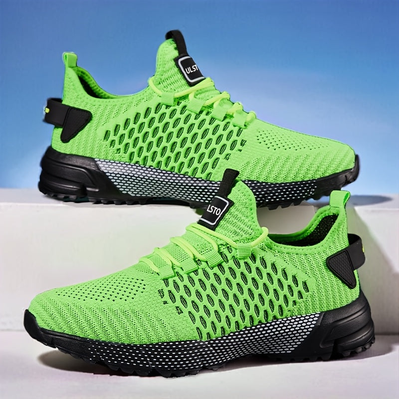 Men's Running Shoes Lightweight Breathable Athletic Sneakers - Sport Walking Tennis Casual Fitness Shoes for Men, Comfortable & Fashionable Multi-Color