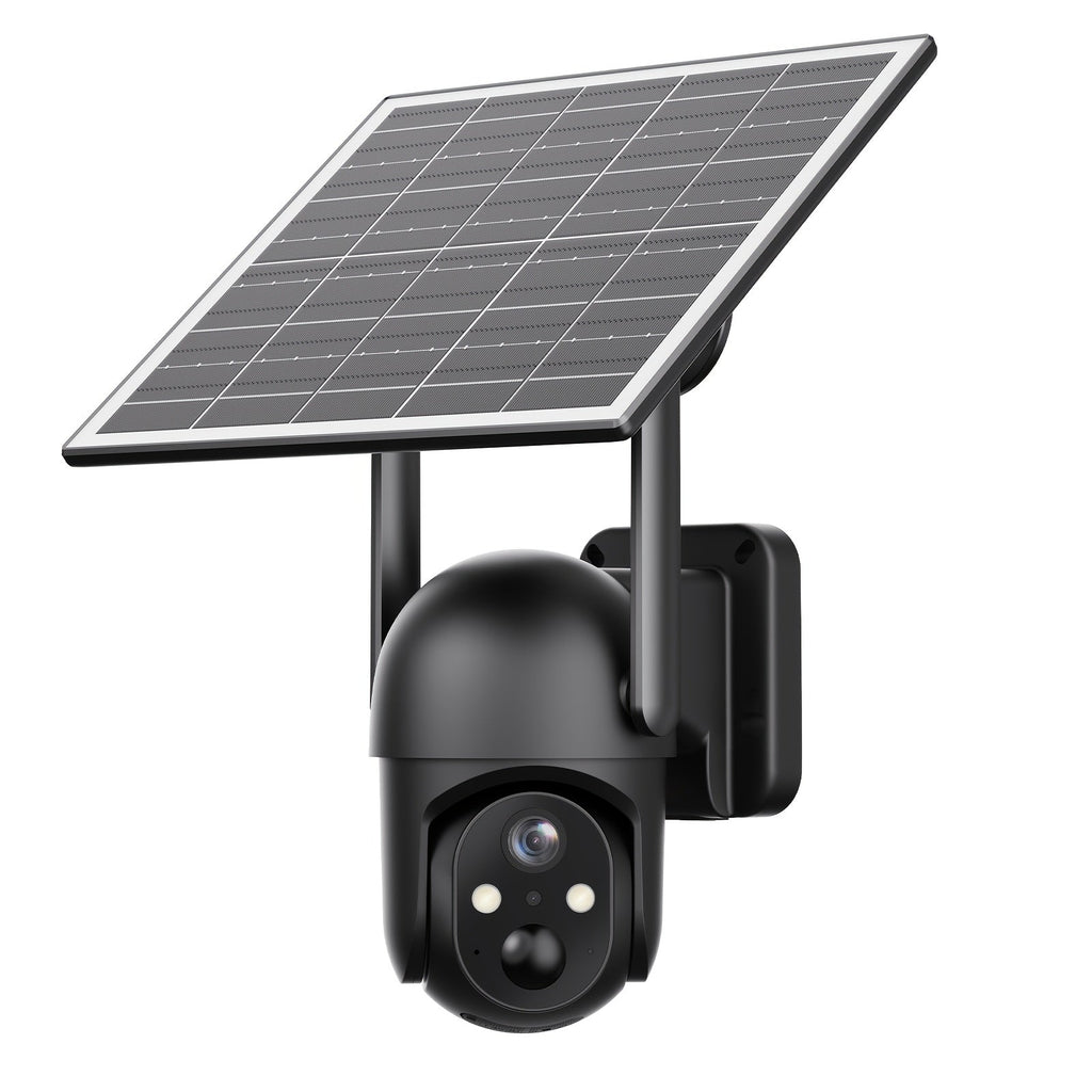 4G LTE Solar Security Camera Outdoor Wireless – No WiFi Needed, 4K Night Vision, 360° Live View, Two-Way Audio, Waterproof Trail Camera for Hunting, Farm, Ranch & Wildlife Monitoring