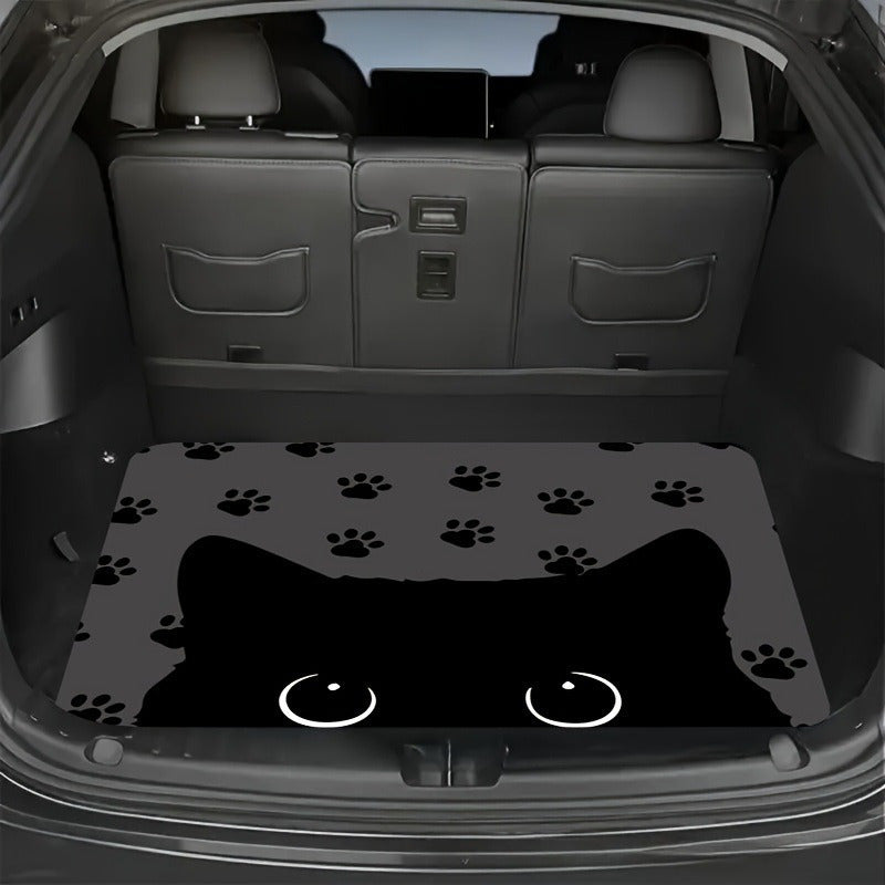 Car Trunk Mat Cargo Liner – Non-Slip Waterproof Floor Mat with Unique Patterns, Durable Vehicle Interior Protector from Dirt, Spills & Scratches, Universal Fit