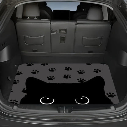 Car Trunk Mat Cargo Liner – Non-Slip Waterproof Floor Mat with Unique Patterns, Durable Vehicle Interior Protector from Dirt, Spills & Scratches, Universal Fit