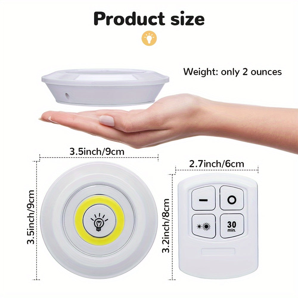 5 Pack LED Wireless Night Lights Remote Control Magnetic Adhesive Battery Operated for Cabinet Hallway Bathroom Bedroom Kitchen Stairs Home Decoration Easy Setup