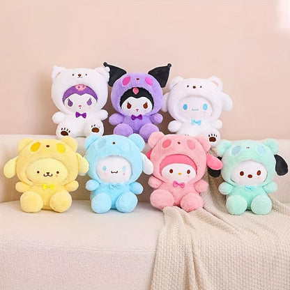 Sanrio Licensed Kuromi Plush Toy – Kawaii Stuffed Animal for Kids & Adults, Soft Cinnamoroll Yugui Dog Plushie, No Battery Required, Perfect Birthday & Holiday Gift, Universal Cute Plush Doll