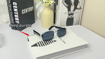 Bluetooth Smart Glasses with Touch Controls & Open Ear Audio – Integrated Microphone, Hands-Free Calls & Music, Polarized Lens, Ideal for Outdoor Sports, Driving & Everyday Wear