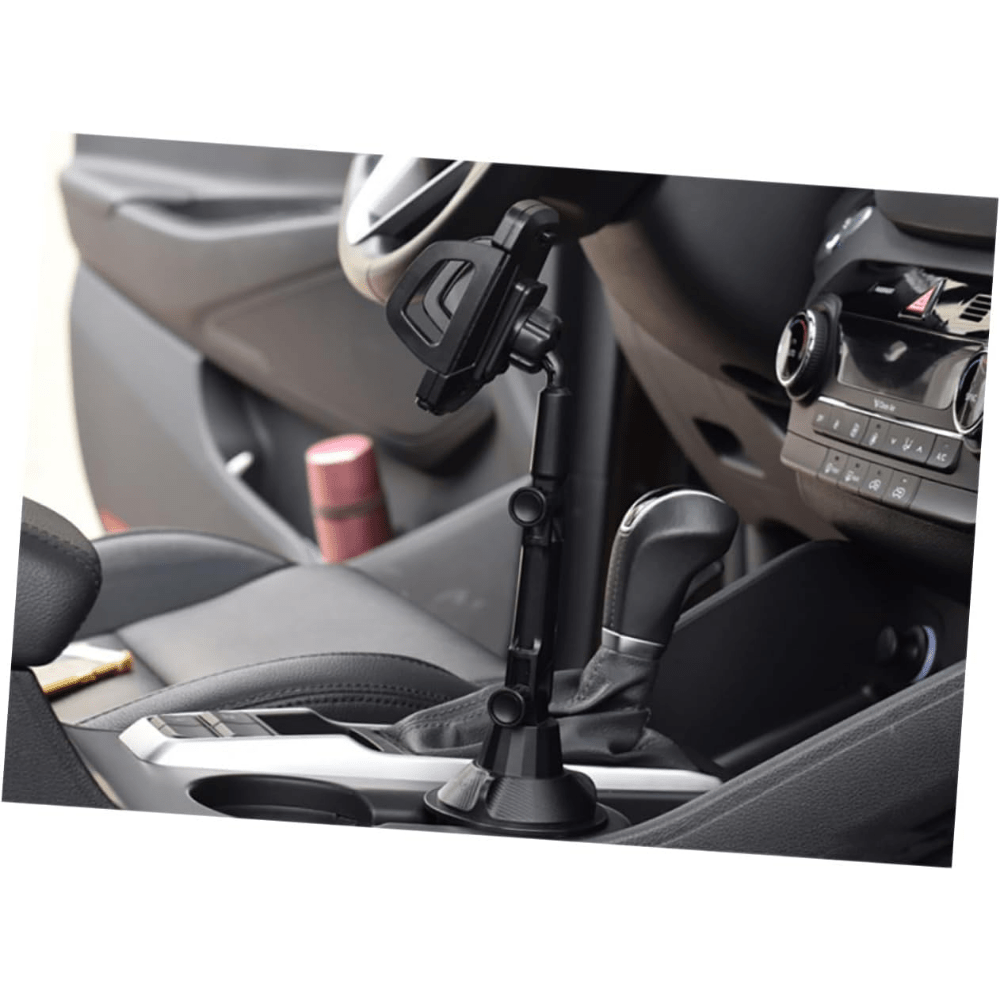 Car Cup Holder Phone Mount, Universal Adjustable Cell Phone Holder for Car Cup Holder, 360° Rotation Cradle Stand Compatible with iPhone Samsung All Smartphones