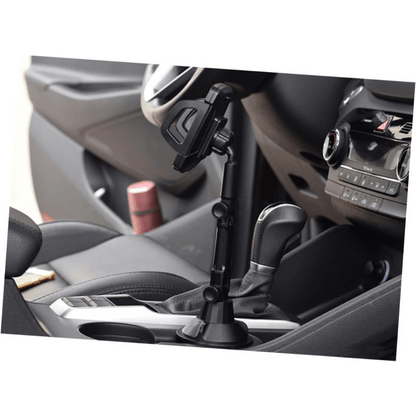 Car Cup Holder Phone Mount, Universal Adjustable Cell Phone Holder for Car Cup Holder, 360° Rotation Cradle Stand Compatible with iPhone Samsung All Smartphones