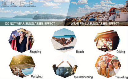 Oversized Sunglasses for Women UV400 Protection Gradient Lens Large Frame Fashion Eyewear Multiple Colors Available