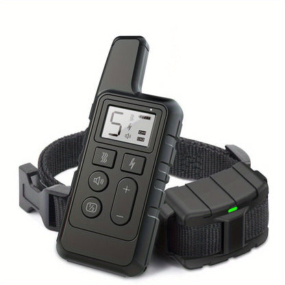2600FT Remote Dog Training Collar with Shock, Vibration & Bark Control – Long Range E-Collar for Behavior Correction, Available in Red, Orange & Black