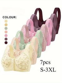 7pcs green mixed