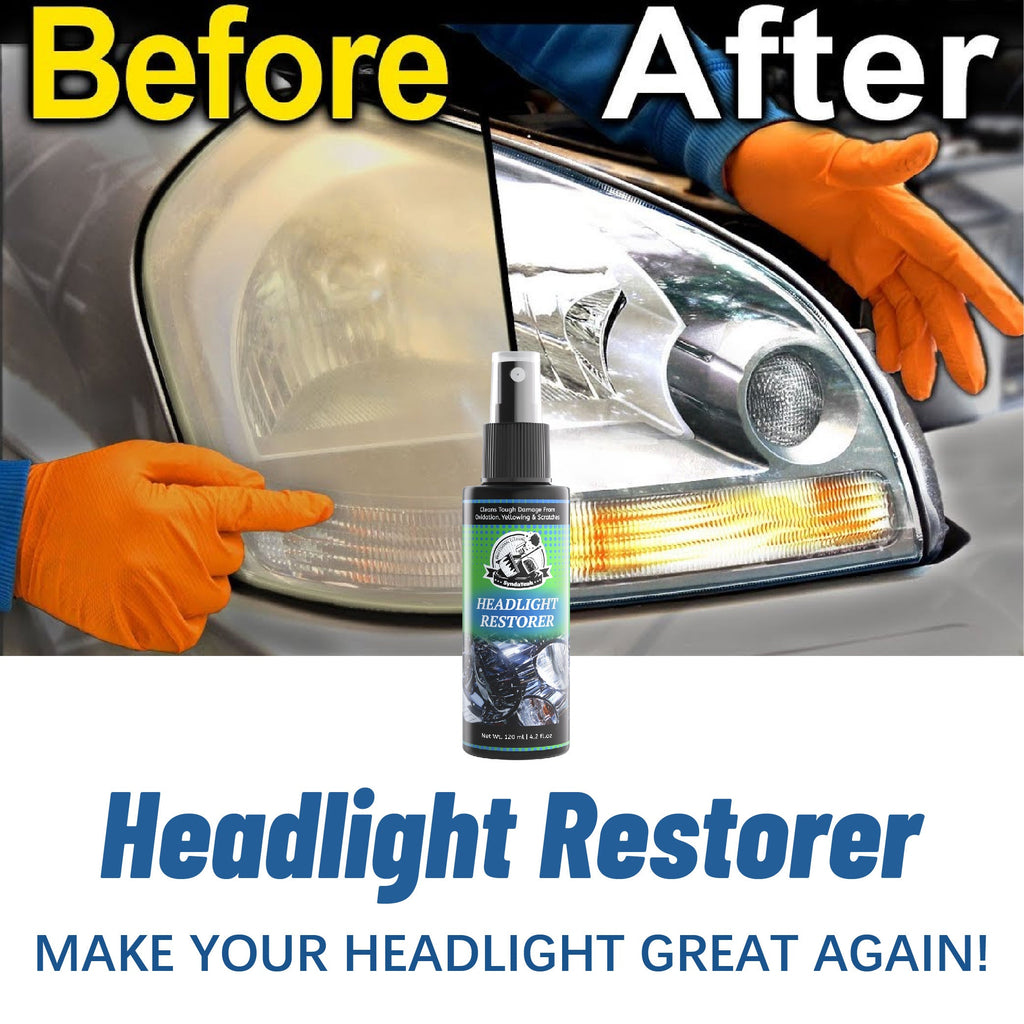 Headlight Restoration Kit Complete Care Solution – Removes Oxidation, Yellowing & Discoloration, Restores Clarity & Gloss, UV Protective Coating for Cars Trucks SUVs – DIY Headlight Lens Repair Set