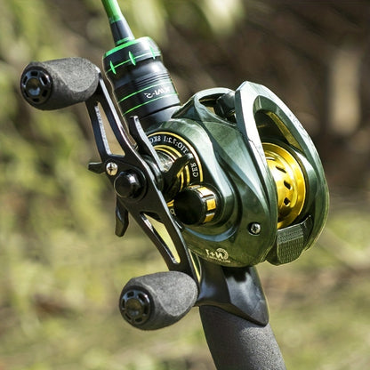 Heavy Duty Fishing Reel High Speed Gear Ratio Aluminum Alloy Saltwater Freshwater Spinning Reel Left Right Hand for Experienced Anglers Big Fish