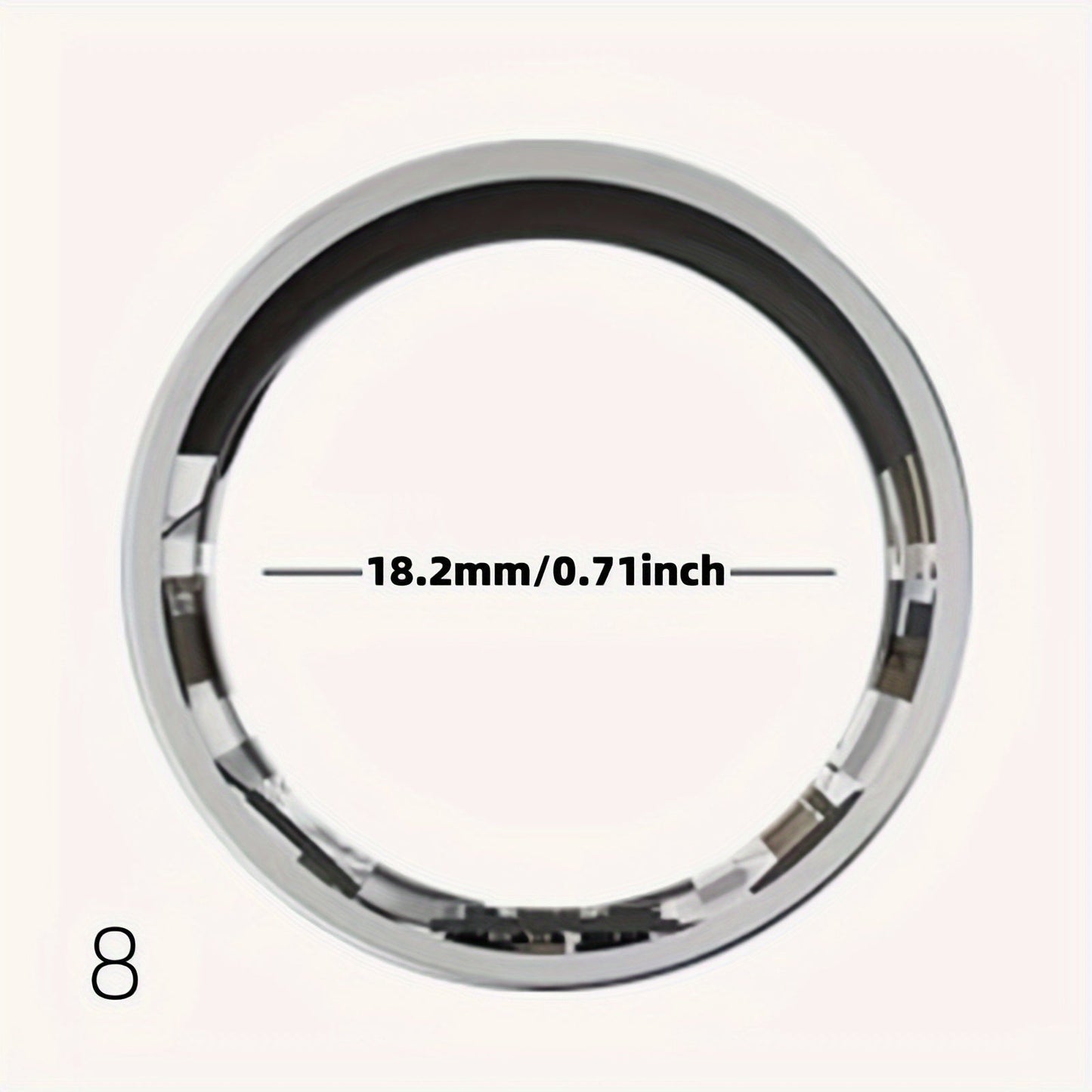 Smart Ring with Charging Case Health Fitness Tracker Steps Calories Sleep Monitor Bluetooth 6.0 – iPhone Android Compatible Black Gold Silver Sizes 7-13 USB Charging Gift