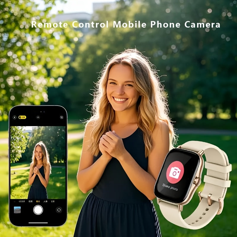 2026 Smartwatch Unisex Wireless Calling Dialing Multiple Sports Modes Heart Rate Message Notification Multi-App Alerts Fitness Tracker Watch for Men Women Compatible iPhone Android
