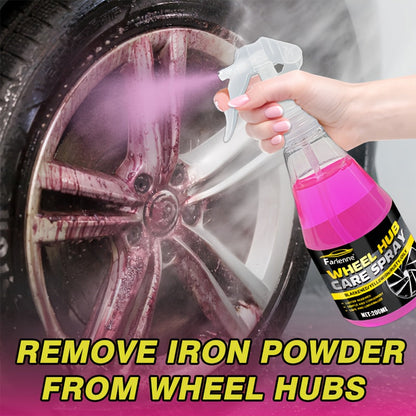 Wheel Cleaner & Iron Remover Spray 6.76oz Brake Dust Remover Restores Shine Prevents Corrosion Safe for Alloy Chrome Painted Steel Wheels Easy Trigger Spray Car Wheel Detailing Cleaner