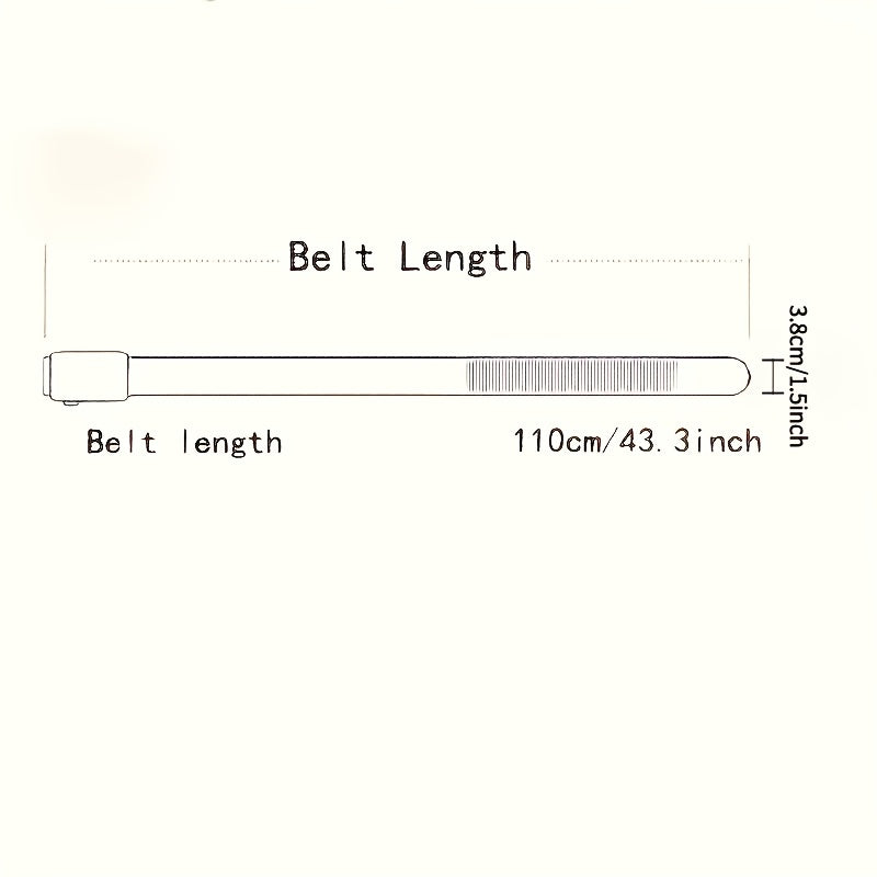 Men's Automatic Ratchet Buckle Belt - Black Adjustable Sliding Belt for Business Dress & Jeans, Durable Comfortable No-Holes Belt with Micro-Adjustable Buckle, Perfect Gift for Dad & Husband
