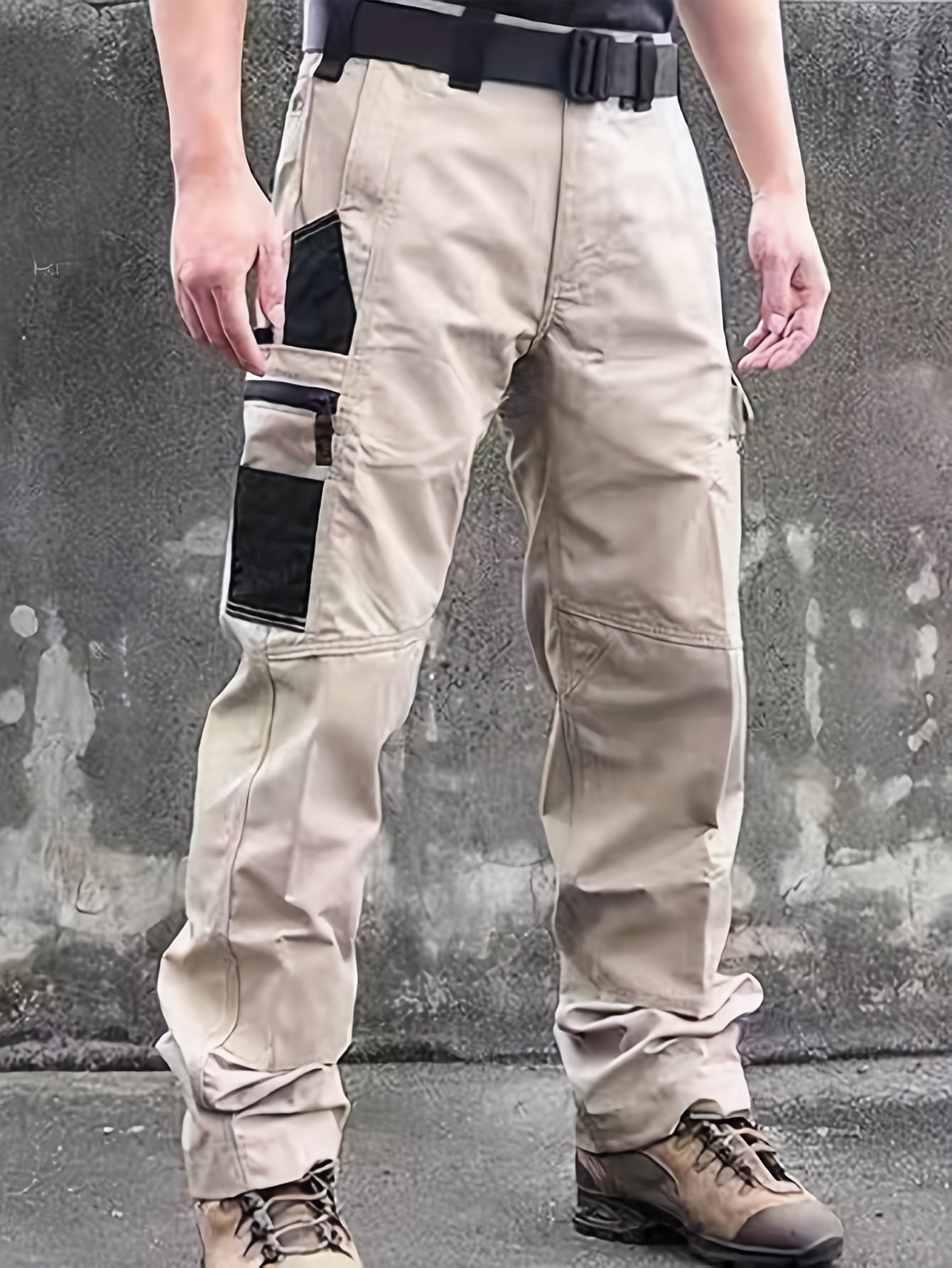Men's Tactical Cargo Pants 2-Pack Ripstop Multi-Pocket Outdoor Work Pants for Camping Hiking Hunting Fishing Straight Leg Belt Loops S-XXXL