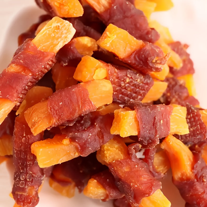 Duck Wrapped Sweet Potato Dog Treats, Natural High-Protein Chicken Chews for Small, Medium & Large Dogs, Grain-Friendly Easy-to-Digest Healthy Training Snacks