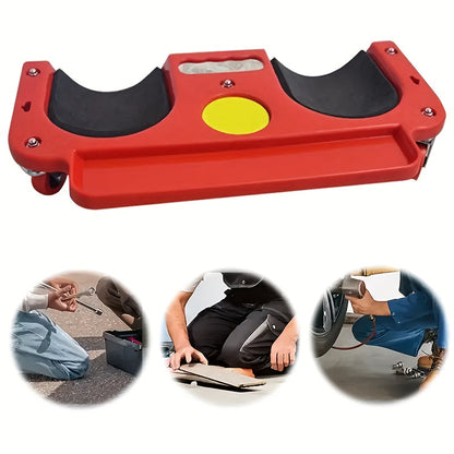 Rolling Knee Pad Platform with Wheels & Built-In Tool Tray ABS Cushioned Kneeling Pad for Flooring, Carpentry, Car Repairs & Machine Work – Heavy Duty, Comfortable, Multi-Function Work Stool