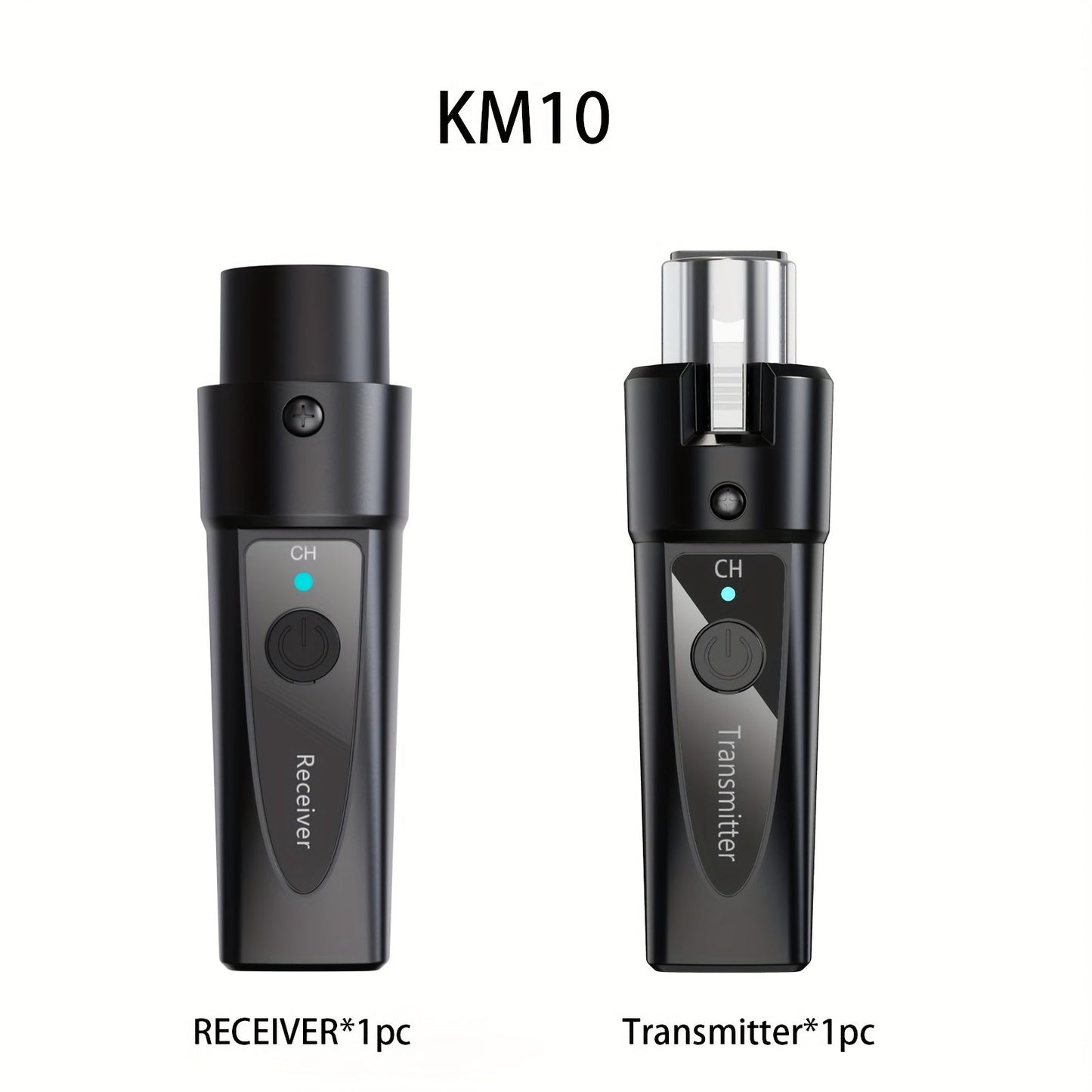 XLR Wireless Microphone System 2.4GHz – Rechargeable Plug & Play Wireless Mic Adapter with 30M Range, Low Latency, USB-C Charging for Dynamic Mics, Live Broadcasting & Guitar Audio