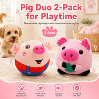 Two items(Blue and pink pig)