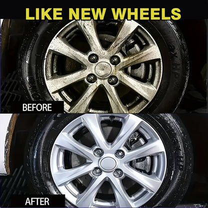 Wheel Cleaner & Iron Remover Spray 6.76oz Brake Dust Remover Restores Shine Prevents Corrosion Safe for Alloy Chrome Painted Steel Wheels Easy Trigger Spray Car Wheel Detailing Cleaner