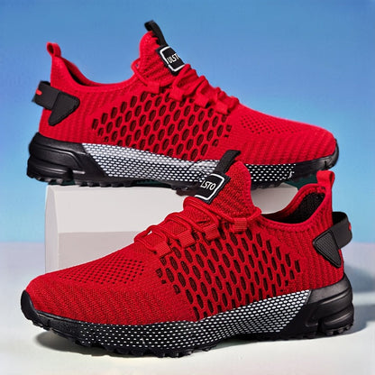 Men's Running Shoes Lightweight Breathable Athletic Sneakers - Sport Walking Tennis Casual Fitness Shoes for Men, Comfortable & Fashionable Multi-Color