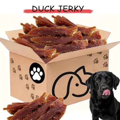 High-Protein Duck Jerky Dog Treats Bundle – Grain & Rawhide Free Daily Chews for Small, Medium & Large Breeds, Premium Quality Natural Dog Snacks