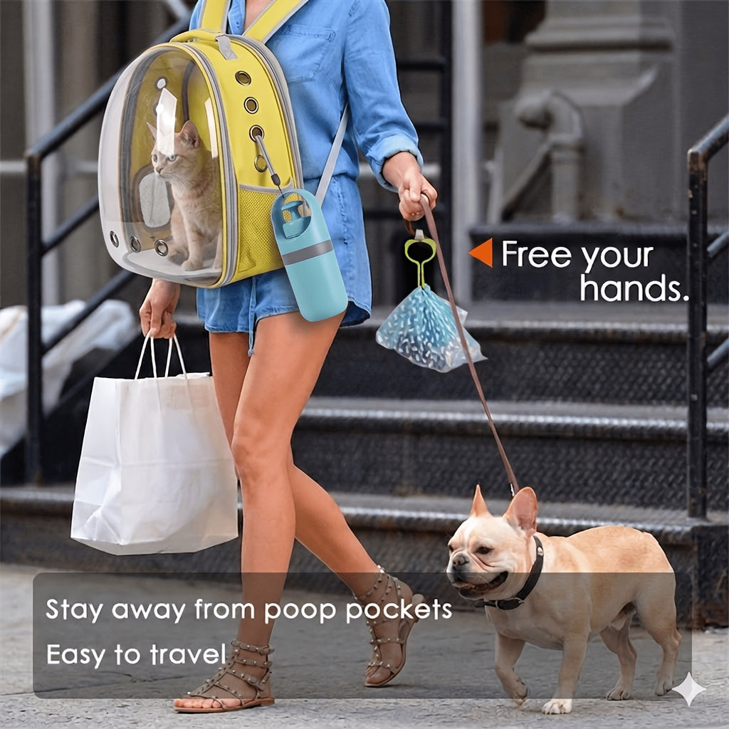 Portable Dog Poop Picker EVA Pooper Scooper with Bag – Lightweight Sanitary Outdoor Dog Waste Removal Tool No Battery Required
