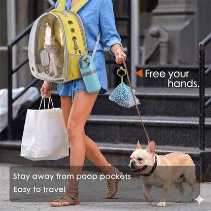 Portable Dog Poop Picker EVA Pooper Scooper with Bag – Lightweight Sanitary Outdoor Dog Waste Removal Tool No Battery Required
