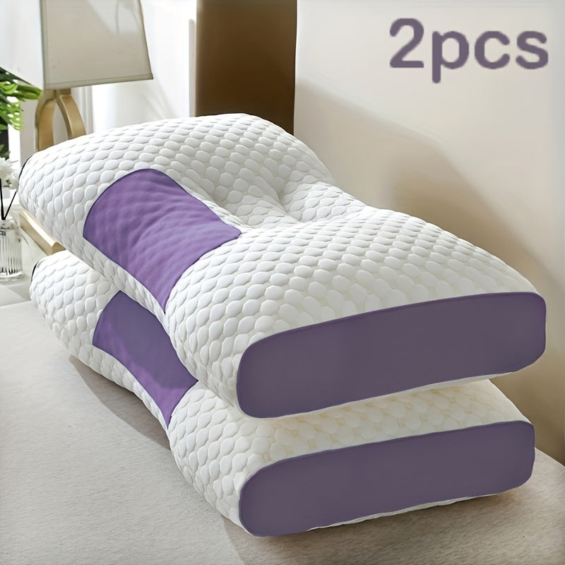 Bed Pillows 2-Pack – Ultra-Soft Neck Support Pillow Inserts with Removable Machine-Washable Covers, Breathable Deep Sleep, All-Season Bedroom Comfort