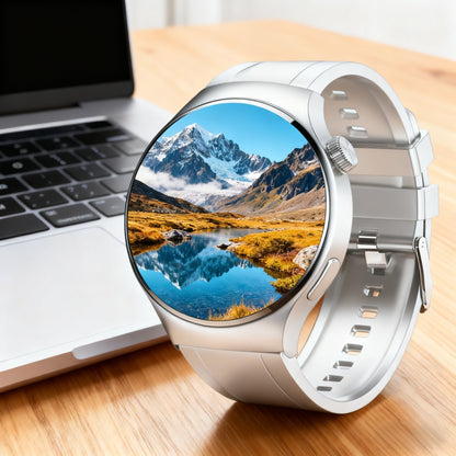 Smartwatch with Call Function & Fitness Tracker for Men & Women – Silicone Strap, Step Counter, Calorie Tracking, Heart Rate Monitor, Multiple Sports Modes, Music Playback & Remote Camera Control