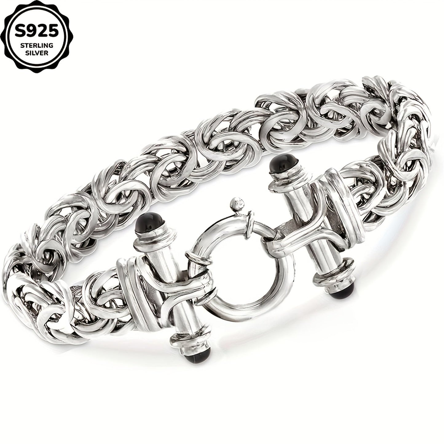 925 Sterling Silver Classic Women's Bracelet with Gift Box - Elegant Silver Gold Wrist Jewelry for Birthday, Valentine's Day, Graduation, Christmas & Special Occasion Gift for Women