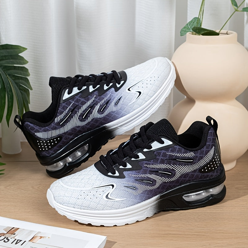 Women's Running Shoes Lightweight Mesh Air Cushion Arch Support Non-Slip Breathable Walking Tennis Sneakers for Women Workout Sports US Sizes 5.5-11