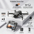 8K EIS Brushless Drone with 360° Obstacle Avoidance, 5G Dual-Mode Transmission, 50-Minute Battery, Screen Remote Control – Wind-Resistant GPS Quadcopter for Adults Aerial Photography
