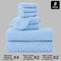 8-Piece Set in Lake Blue