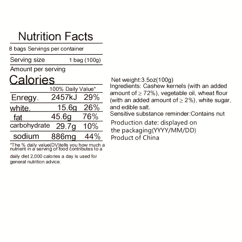 Salt Free Sugar Coated Roasted Cashews 3 Bags (10.6oz Each) – Nutritious Asian Snack with Dried Fruits, Perfect for Holiday Gifting, Afternoon Tea, Office & Everyday Snacking