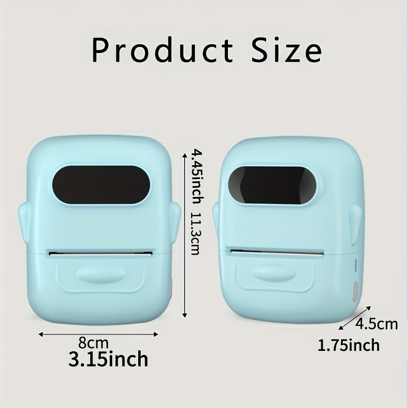 Marklife P50 Portable Bluetooth Thermal Label Printer – Wireless Label Maker for Home, Office, Clothing, Jewelry & Food, Compatible with Android & iOS, Includes 40x30mm White Label Roll