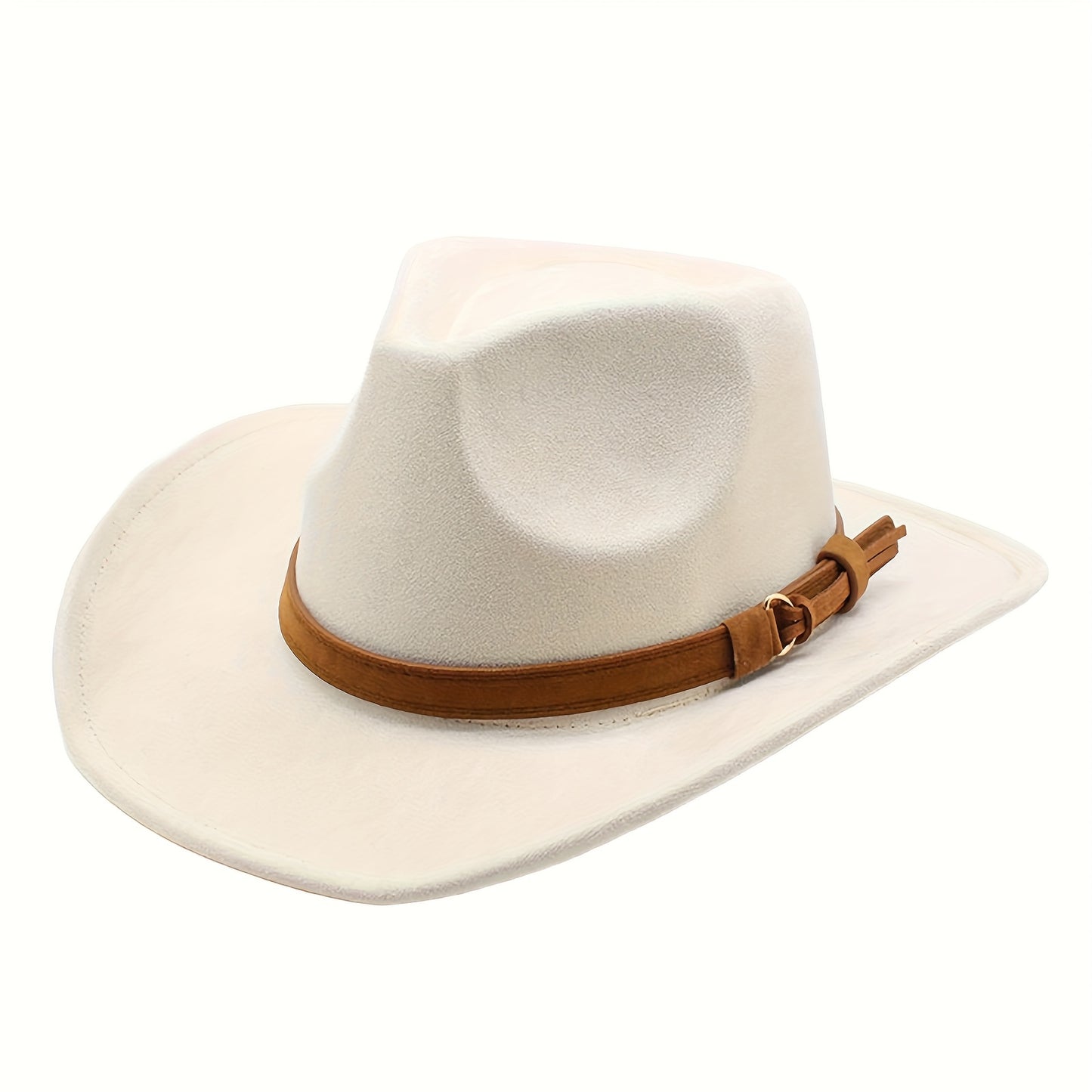 Retro Wide Brim Western Cowboy Hat for Men & Women – Classic Fedora Style Unisex Outdoor Hat for Casual Travel Beach Costume, Available in 7 Colors Brown Black Khaki Beige Grey White