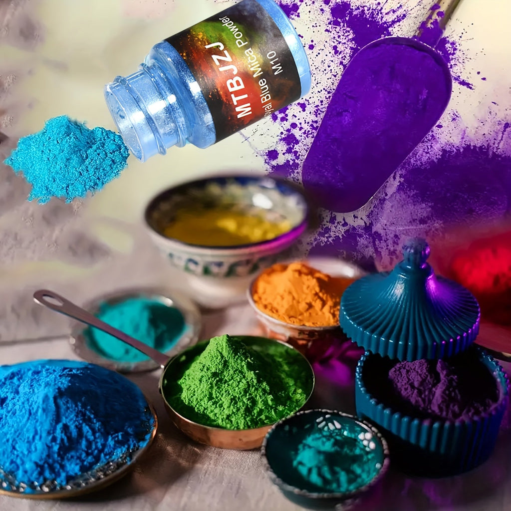 28-Color Resin Casting Powder Set – Fine Bubble-Free Pigment Powder for Resin Art, Jewelry Making, DIY Crafts & Beginners, Vibrant Mixed Colors – Qu Gofang