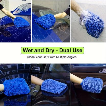 26PCS Car Detailing Brush Set Complete Car Cleaning Kit with Drill Brushes Wash Mitt Tire Brush Window Squeegee Cleaning Gel Spray Bottle for Interior Exterior Wheels Windshield Professional Auto Care